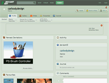 Tablet Screenshot of carbodydesign.deviantart.com