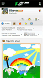 Mobile Screenshot of lilhevn.deviantart.com