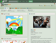 Tablet Screenshot of lilhevn.deviantart.com