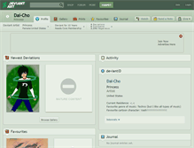 Tablet Screenshot of dai-cho.deviantart.com