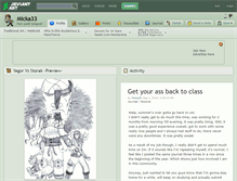 Tablet Screenshot of micka33.deviantart.com