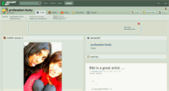 Desktop Screenshot of profanation-funky.deviantart.com