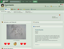 Tablet Screenshot of enami-dochin.deviantart.com