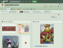 Tablet Screenshot of frankenpigproduction.deviantart.com