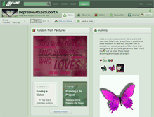 Tablet Screenshot of depresionabusesuport.deviantart.com