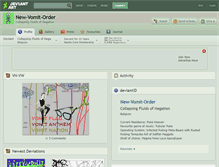 Tablet Screenshot of new-vomit-order.deviantart.com