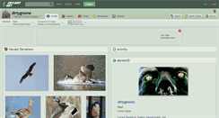 Desktop Screenshot of dirtygnome.deviantart.com