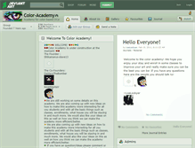 Tablet Screenshot of color-academy.deviantart.com