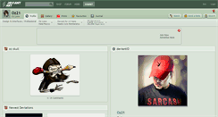 Desktop Screenshot of oz21.deviantart.com
