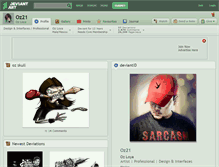 Tablet Screenshot of oz21.deviantart.com