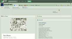 Desktop Screenshot of darkenddragon.deviantart.com
