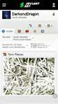 Mobile Screenshot of darkenddragon.deviantart.com