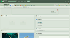Desktop Screenshot of izzyland.deviantart.com