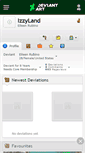 Mobile Screenshot of izzyland.deviantart.com