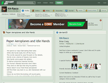 Tablet Screenshot of km-rasco.deviantart.com