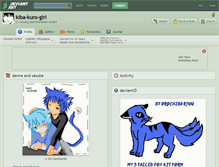 Tablet Screenshot of kiba-kuns-girl.deviantart.com