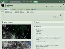 Tablet Screenshot of decatrizacto.deviantart.com