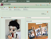 Tablet Screenshot of marchrabbits.deviantart.com