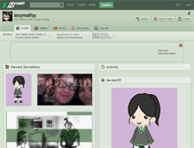 Tablet Screenshot of lexymalfoy.deviantart.com