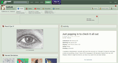 Desktop Screenshot of luvloz.deviantart.com