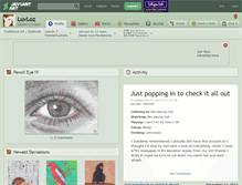 Tablet Screenshot of luvloz.deviantart.com