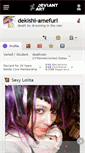 Mobile Screenshot of dekishi-amefuri.deviantart.com