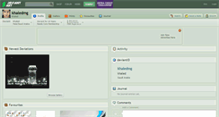 Desktop Screenshot of khaledmg.deviantart.com