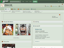 Tablet Screenshot of jiraiya-club.deviantart.com