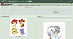 Desktop Screenshot of harpieladyfan.deviantart.com