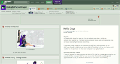 Desktop Screenshot of midnightpurpledragon.deviantart.com