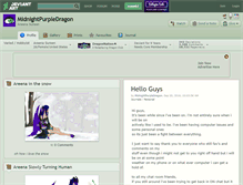 Tablet Screenshot of midnightpurpledragon.deviantart.com