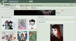 Desktop Screenshot of chrissytor.deviantart.com
