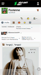 Mobile Screenshot of foxienne.deviantart.com