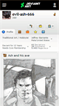 Mobile Screenshot of evil-ash-666.deviantart.com