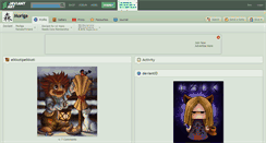 Desktop Screenshot of moriga.deviantart.com