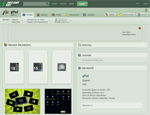 Tablet Screenshot of glfsd.deviantart.com