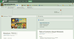 Desktop Screenshot of legendofzeldarocks.deviantart.com
