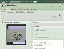 Tablet Screenshot of my-bits-and-pieces.deviantart.com