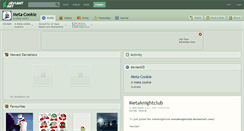 Desktop Screenshot of meta-cookie.deviantart.com