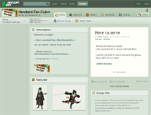 Tablet Screenshot of narutard-fan-club.deviantart.com