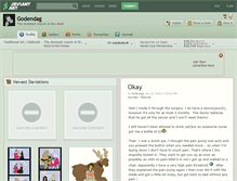 Tablet Screenshot of godendag.deviantart.com