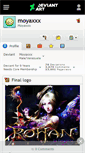 Mobile Screenshot of moyaxxx.deviantart.com