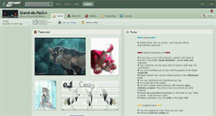 Desktop Screenshot of grand-da-pack.deviantart.com
