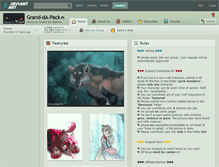 Tablet Screenshot of grand-da-pack.deviantart.com