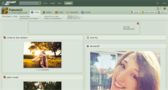 Desktop Screenshot of frances23.deviantart.com