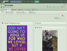 Tablet Screenshot of girl-in-glass.deviantart.com