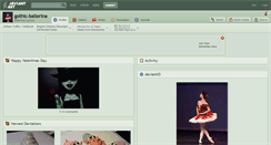 Desktop Screenshot of gothic-ballerina.deviantart.com