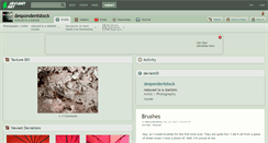 Desktop Screenshot of despondentstock.deviantart.com