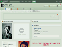 Tablet Screenshot of glitter-gulch.deviantart.com