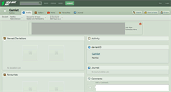 Desktop Screenshot of gamlet.deviantart.com
